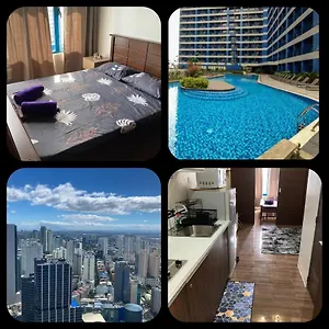  Apartment Makati Amazing View Penthouse Studio, Air Residence, Fast Internet